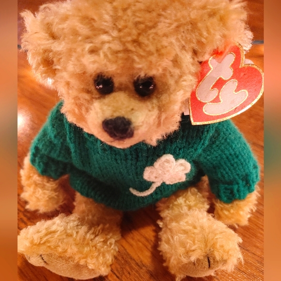 Ty Other - 30 year old Ty Beanie Baby BLARNEY the Bear adjustable teddy bear beanie babies